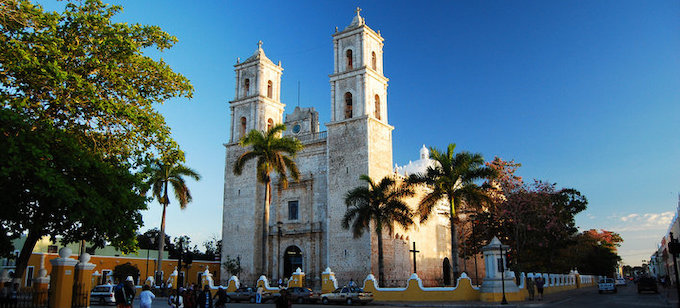 Iglesia colonial en Valladolid