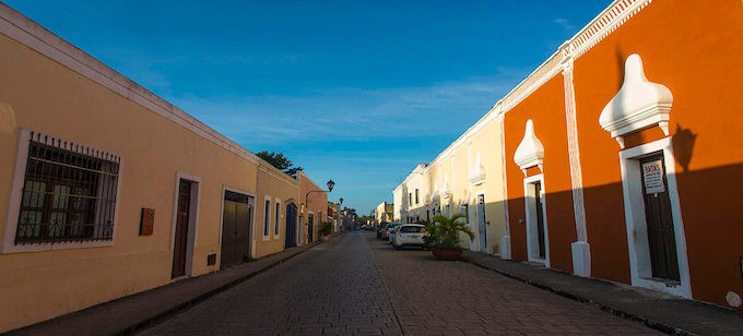 Calles coloniales, casa, arquitectura